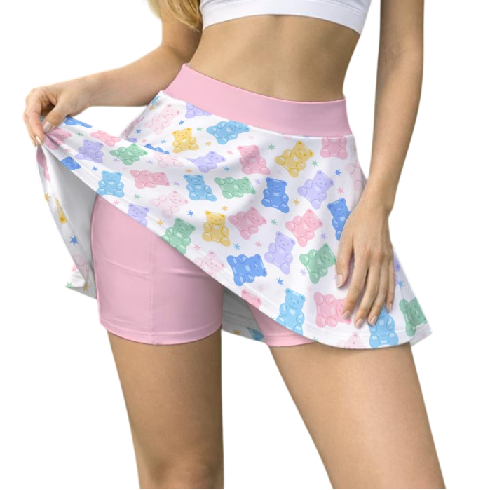 Pastel Gummy Bears Darling Skort