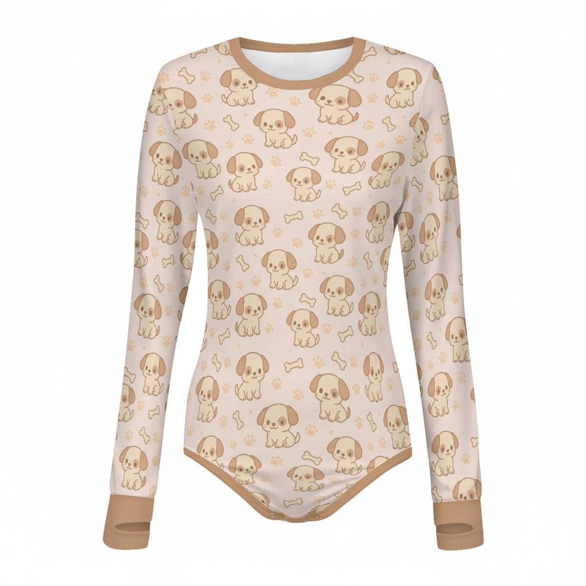 Pup Snuggles Long Sleeve CuddleSuit