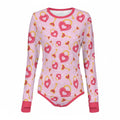 Heart & Key Long Sleeve CuddleSuit
