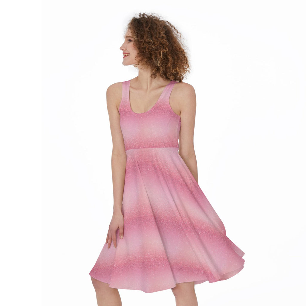 Blush Stardust Glitter Play Dress