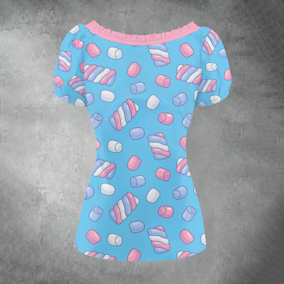 Candy Marshmallow Sweet Charm Blouse
