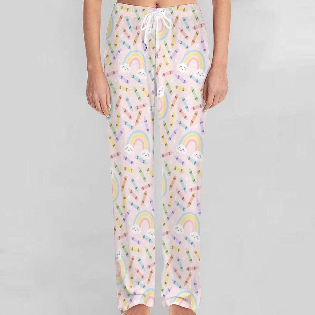 Rainbows & Crayons Unisex Cozy Pants