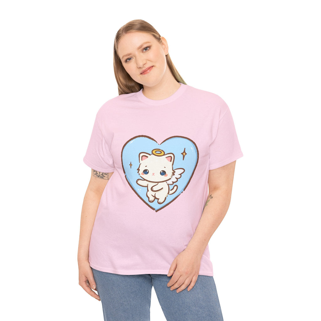 Adorable Angel Kitty Play Tee