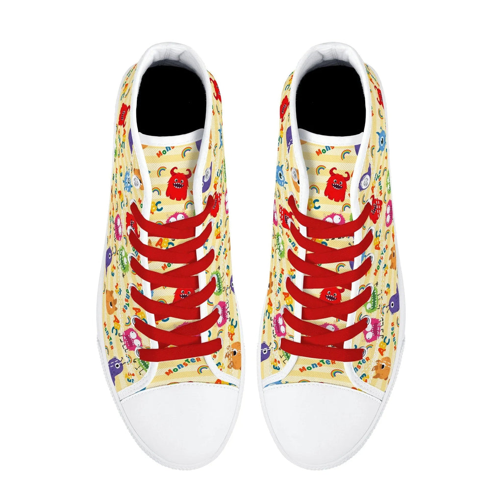 Lil Monsters Unisex High Top Canvas Shoes