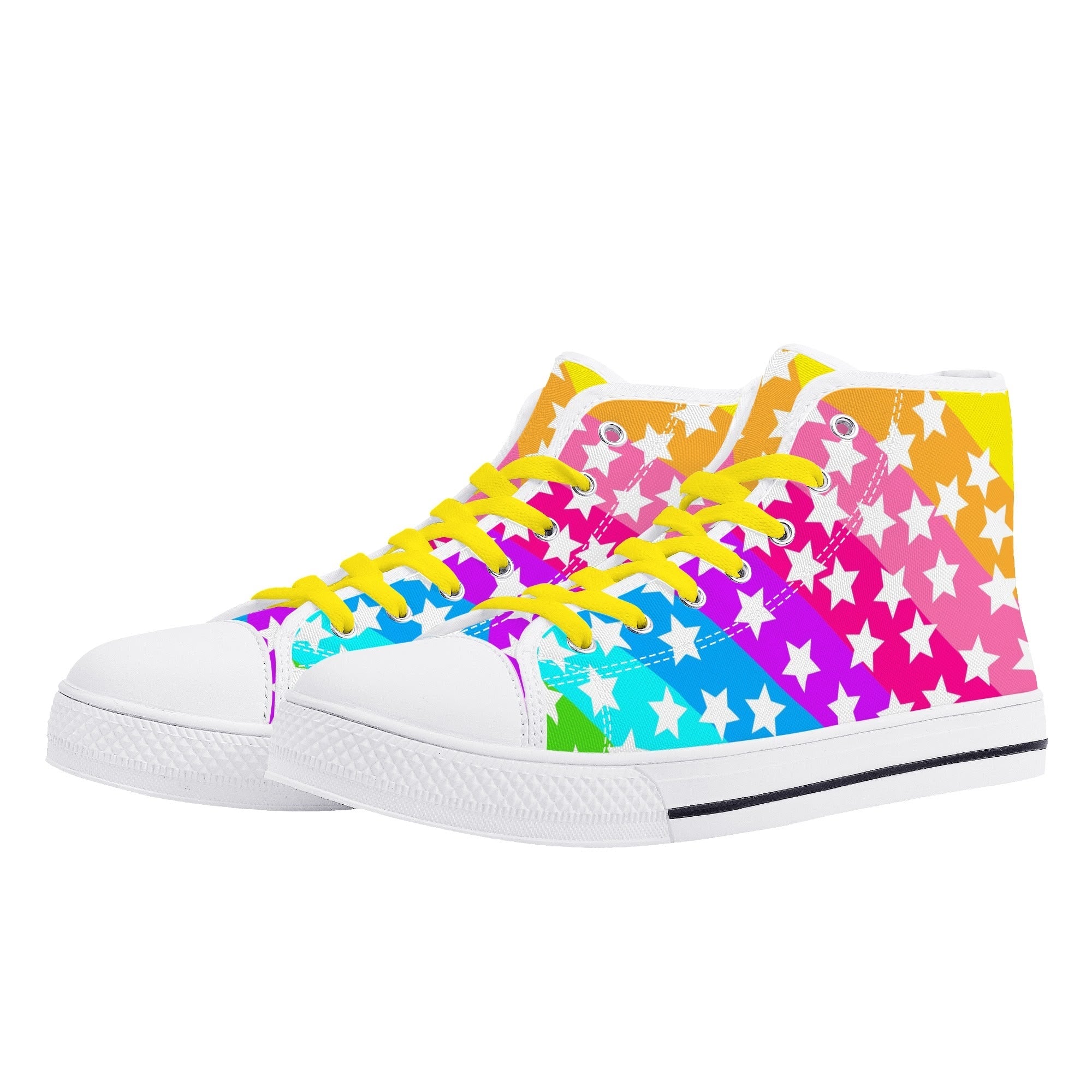 Rainbow Starfall High Top Sneakers