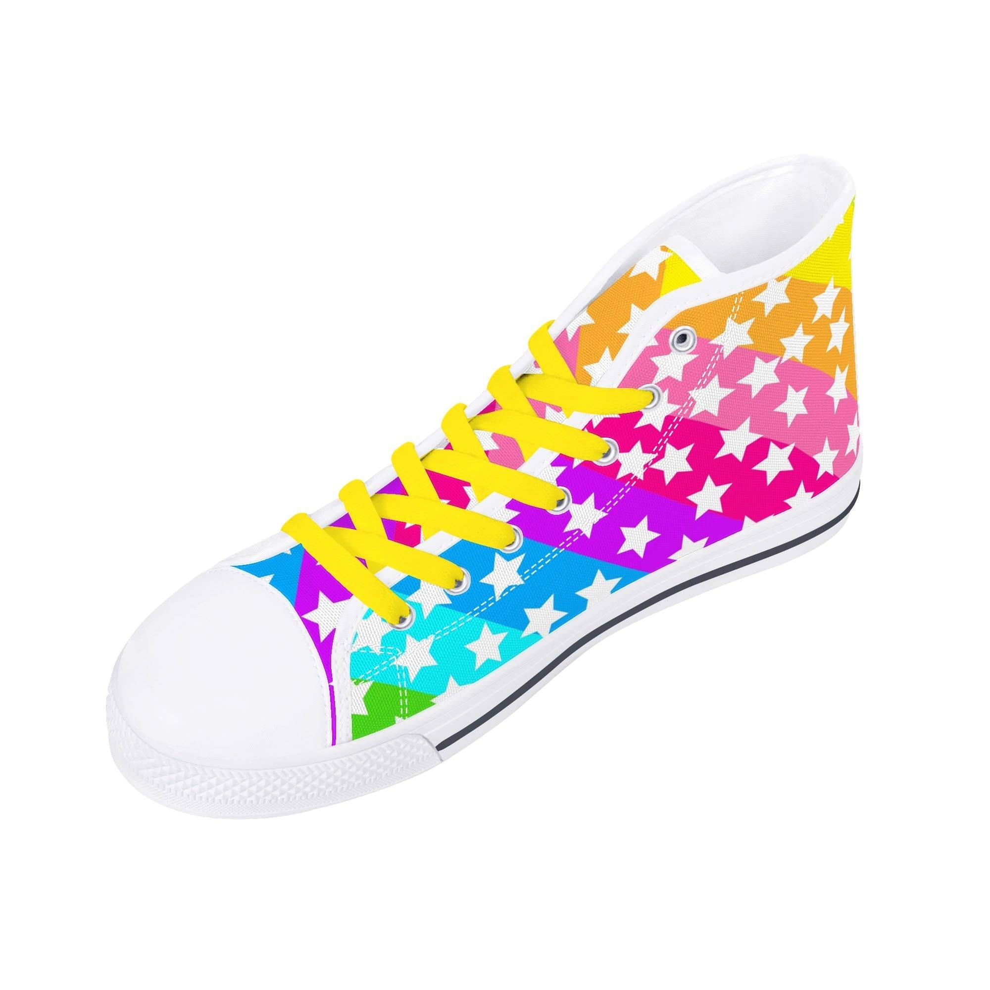 Rainbow Starfall High Top Sneakers