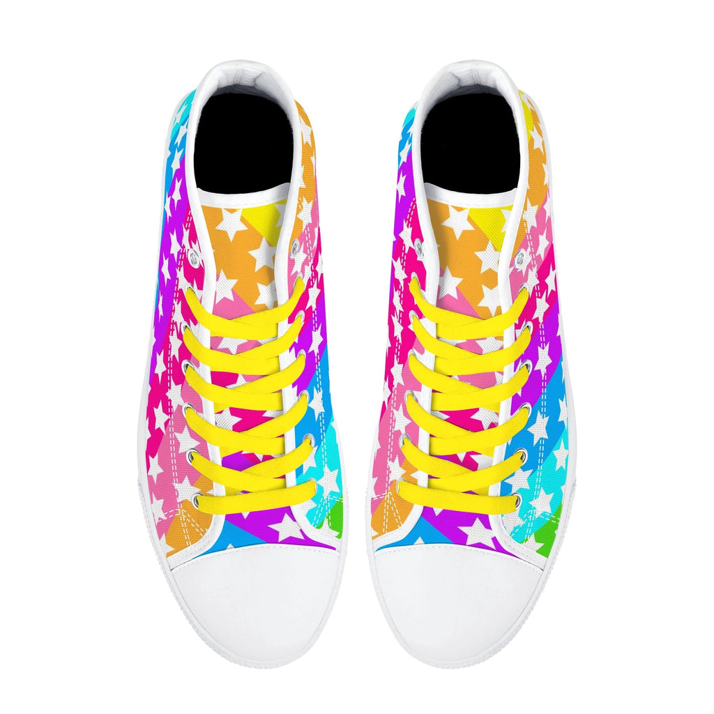 Rainbow Starfall High Top Sneakers