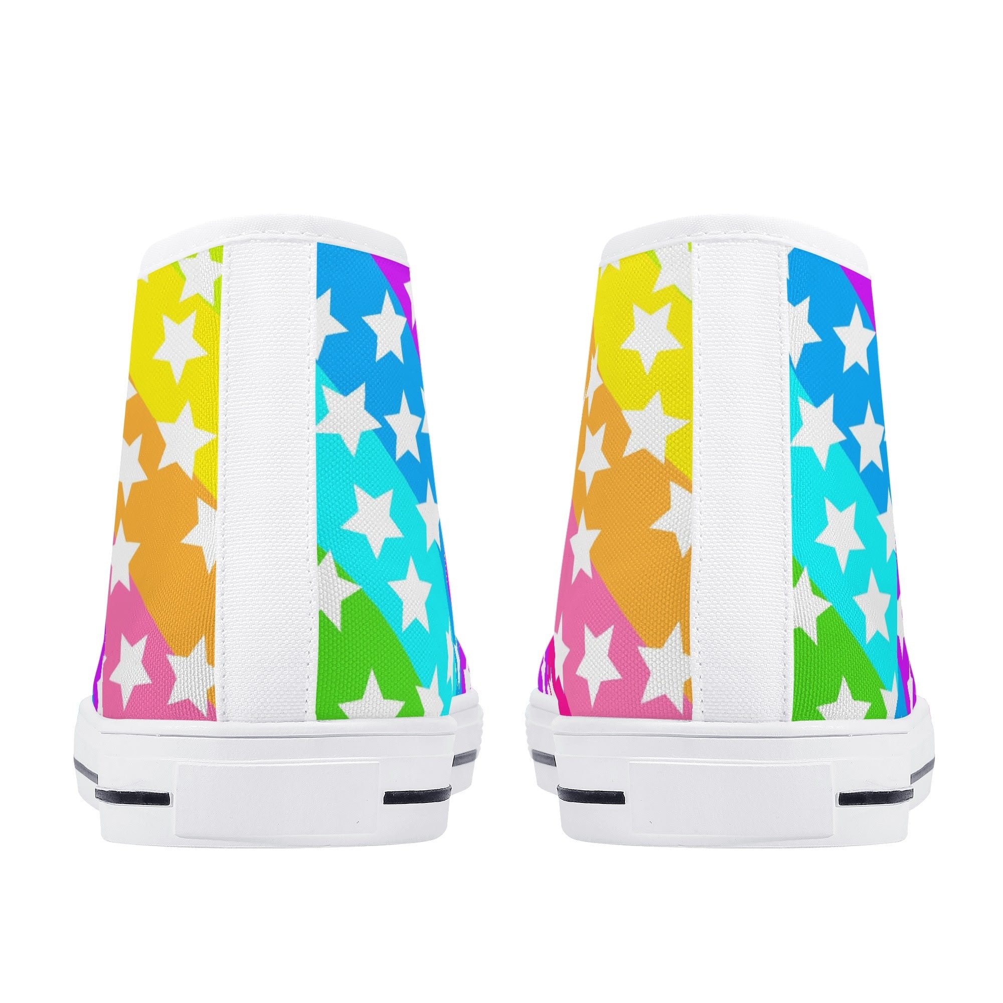 Rainbow Starfall High Top Sneakers