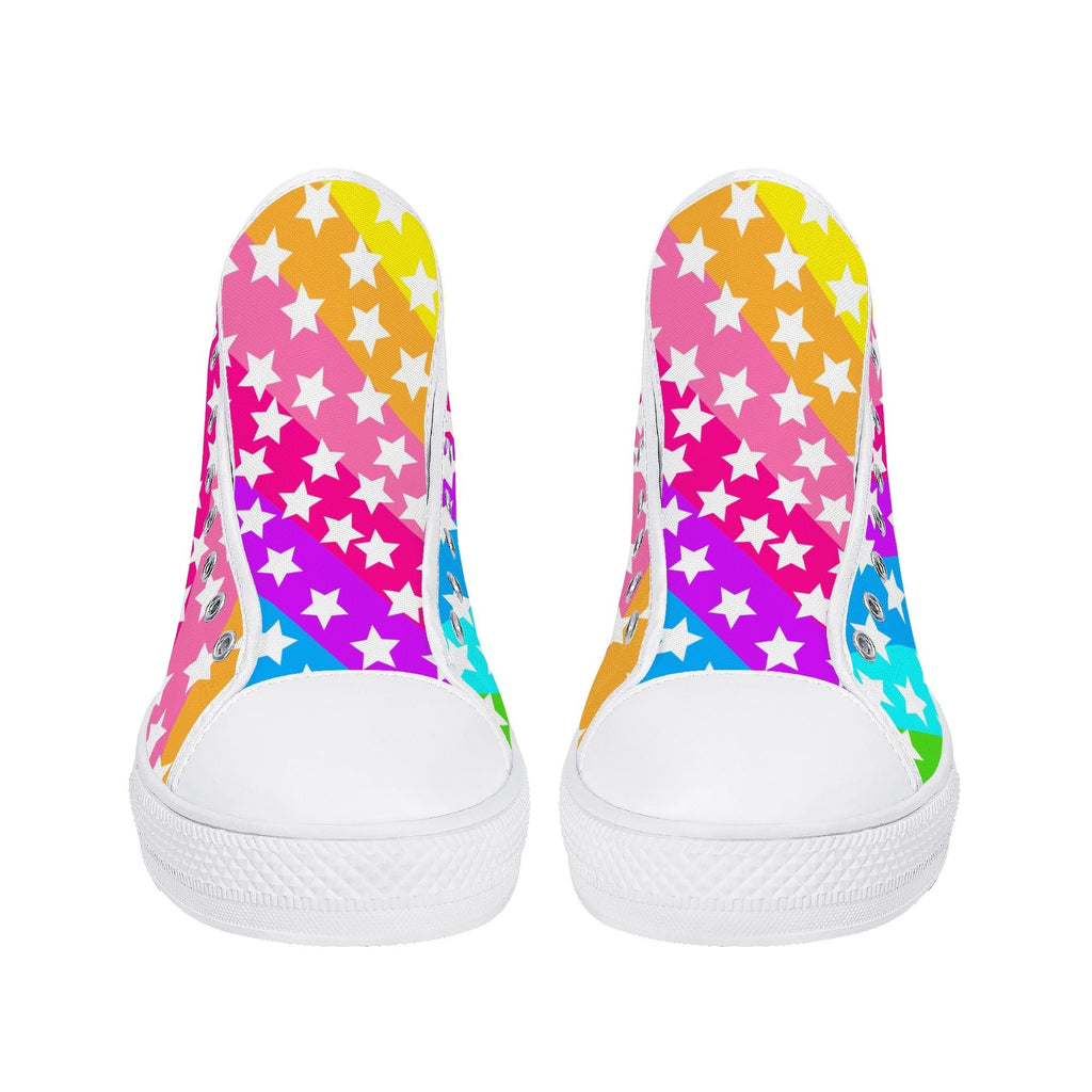Rainbow Starfall High Top Sneakers