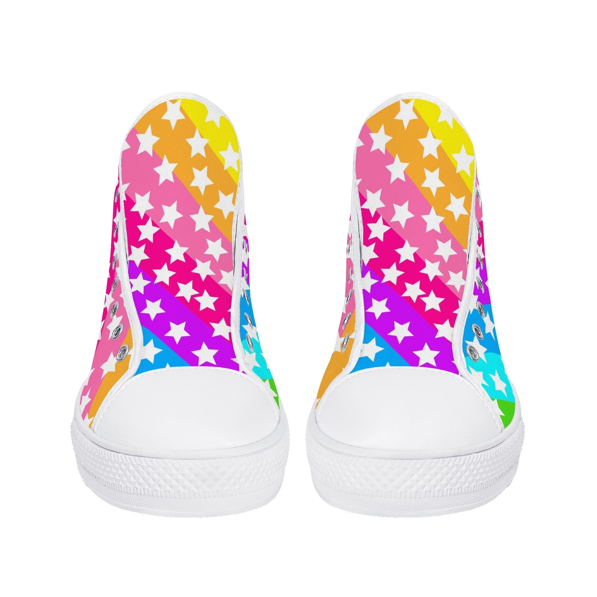 Rainbow Starfall High Top Sneakers