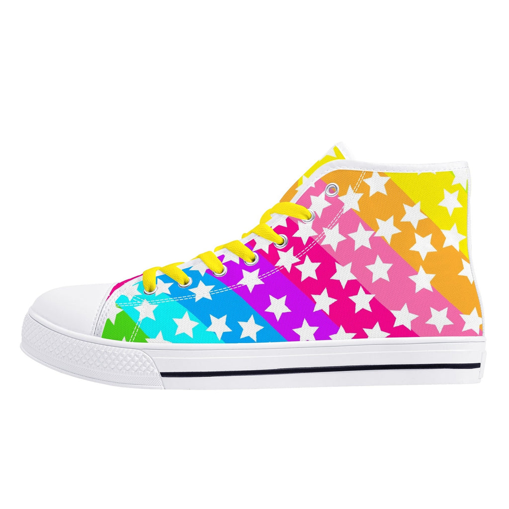 Rainbow Starfall High Top Sneakers