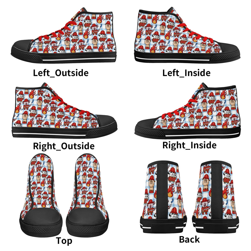 Little Rescue Pup Canvas High Top Sneakers