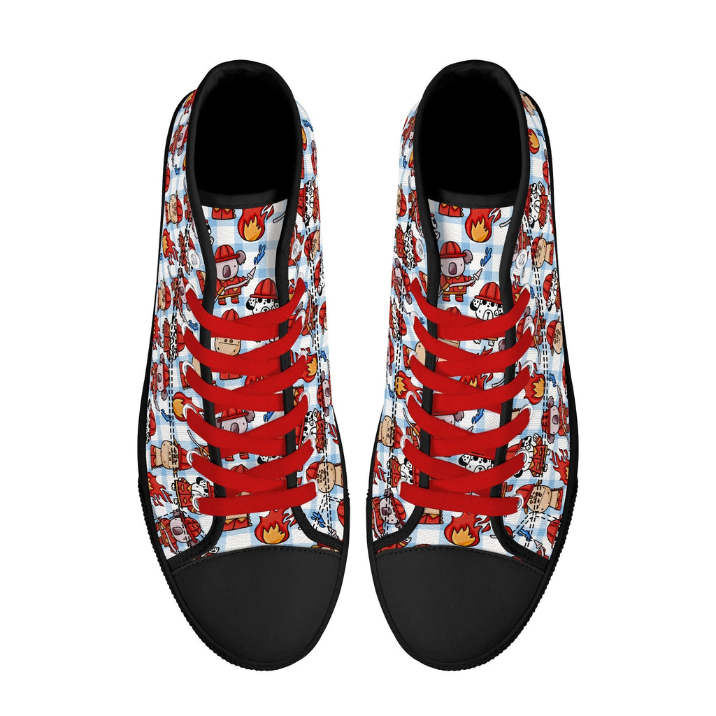 Little Rescue Pup Canvas High Top Sneakers