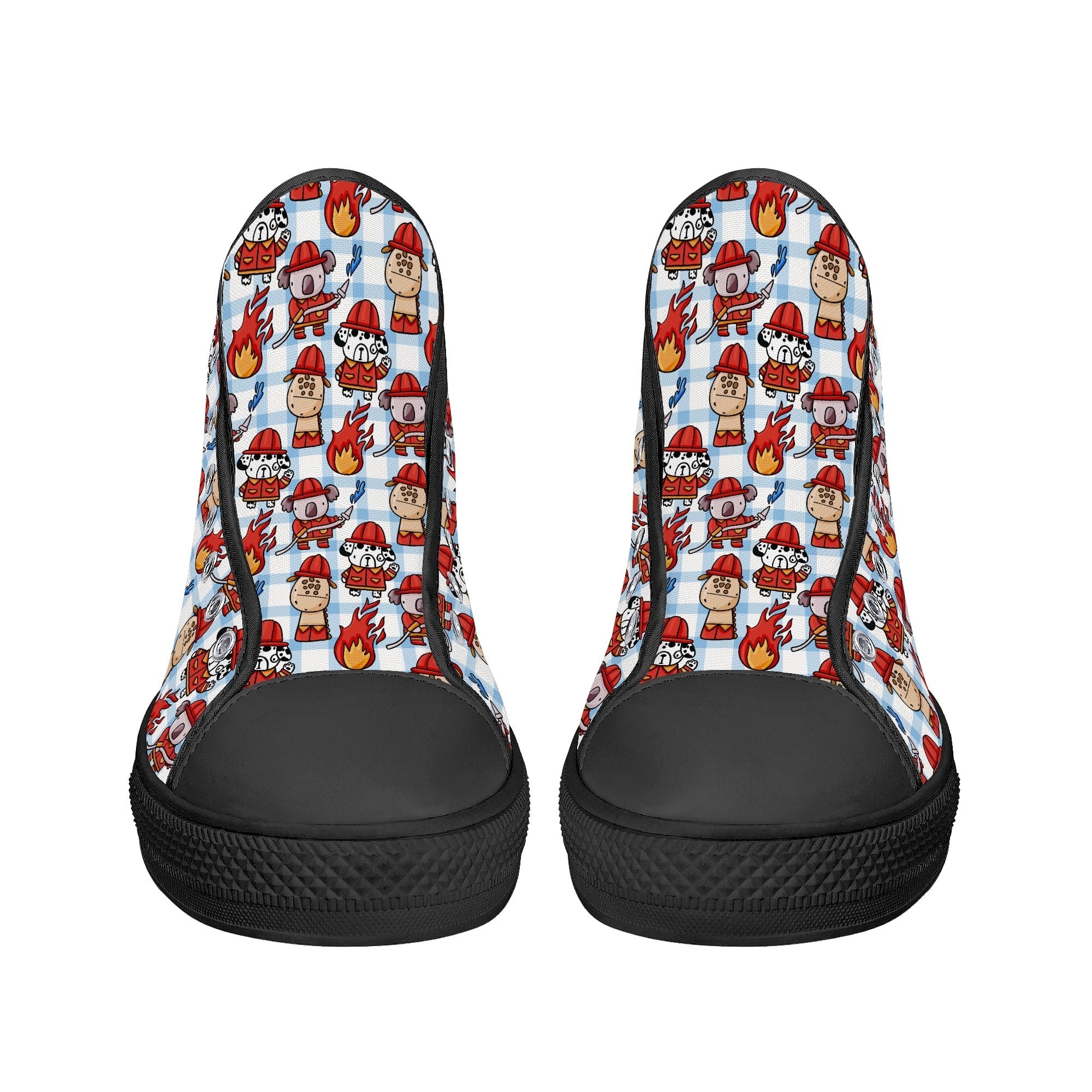 Little Rescue Pup Canvas High Top Sneakers
