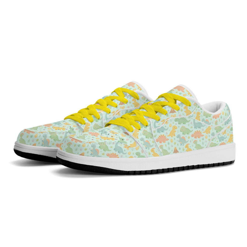 Dino Dreamland Leather Low Top Sneakers