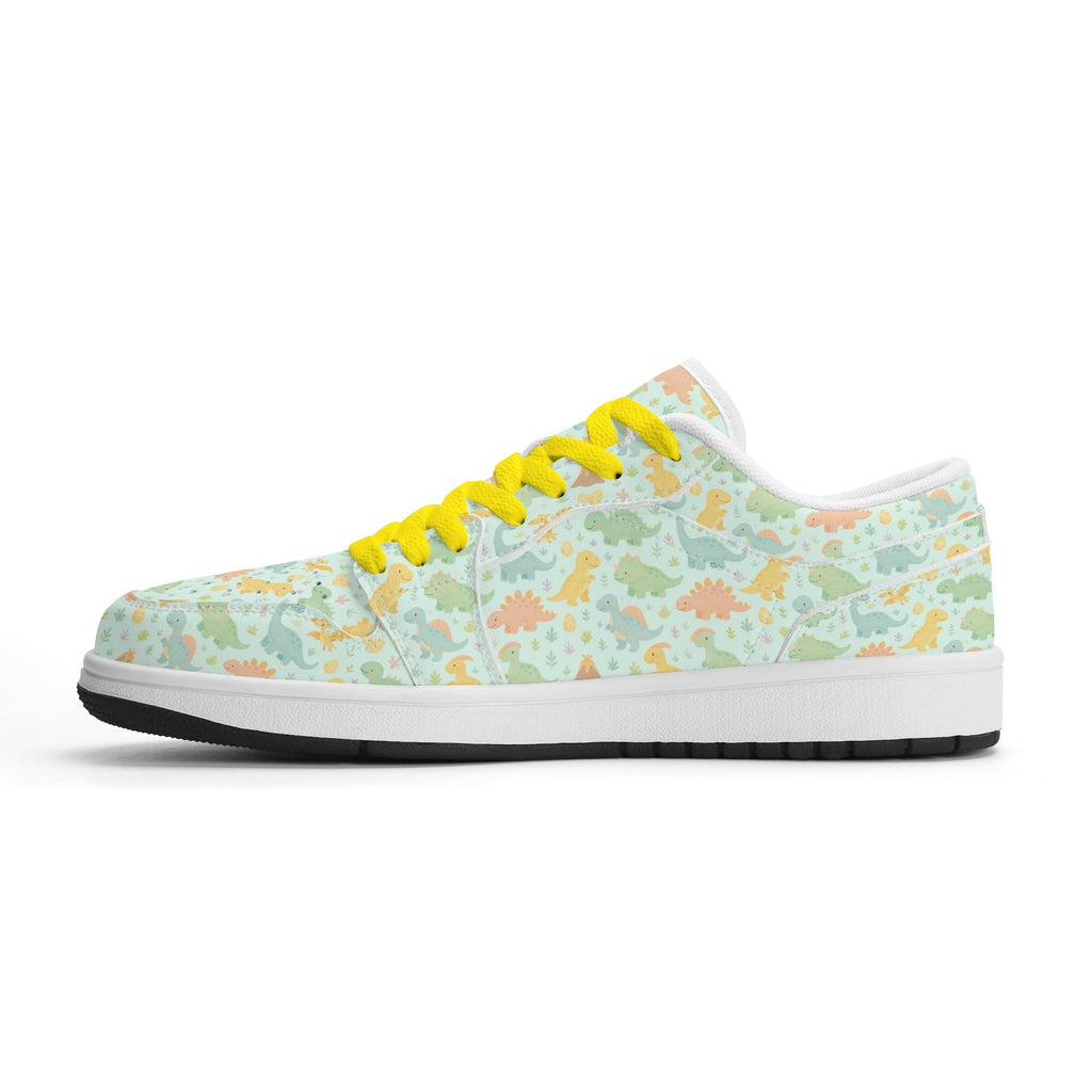 Dino Dreamland Leather Low Top Sneakers