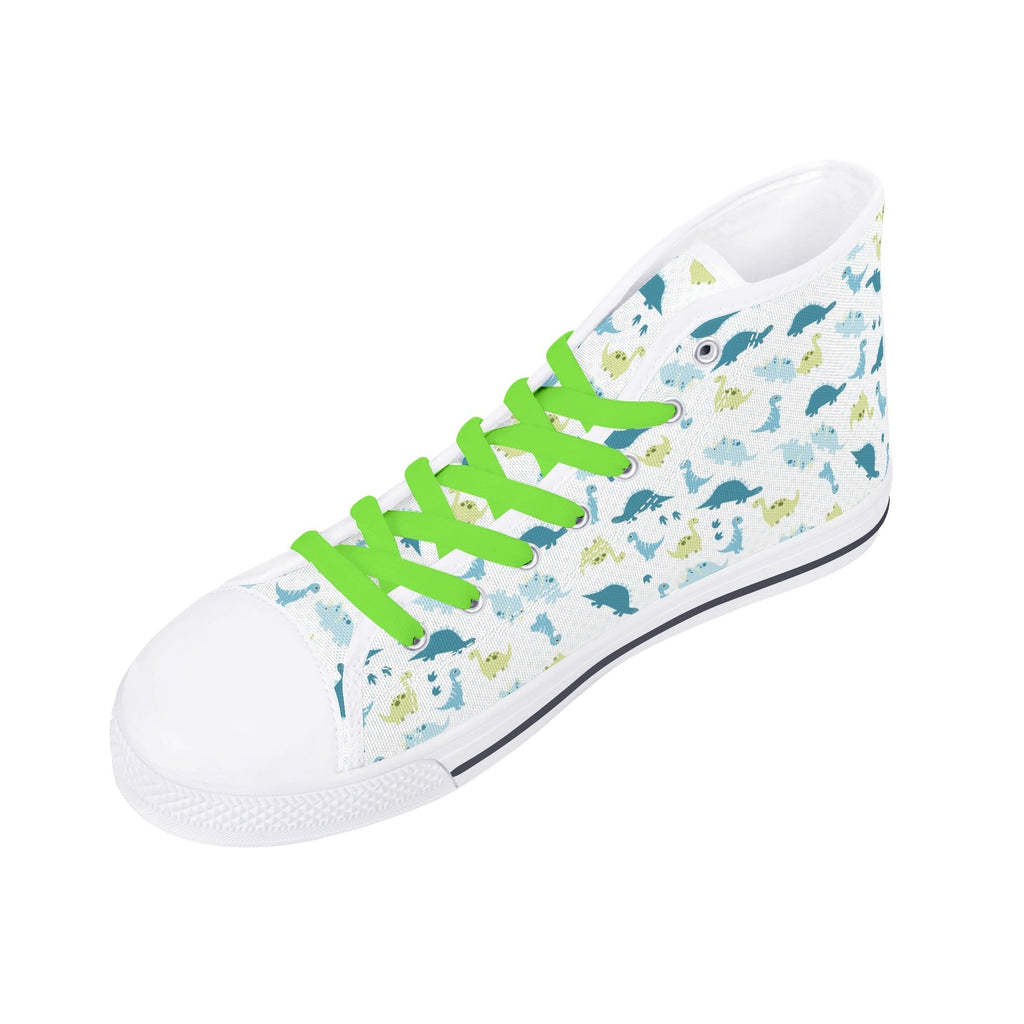 Lil Rawr Dinosaur Canvas High Top Sneakers
