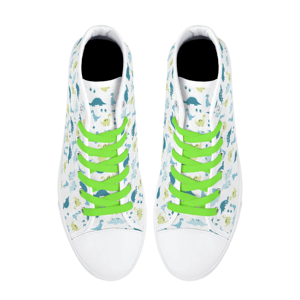 Lil Rawr Dinosaur Canvas High Top Sneakers