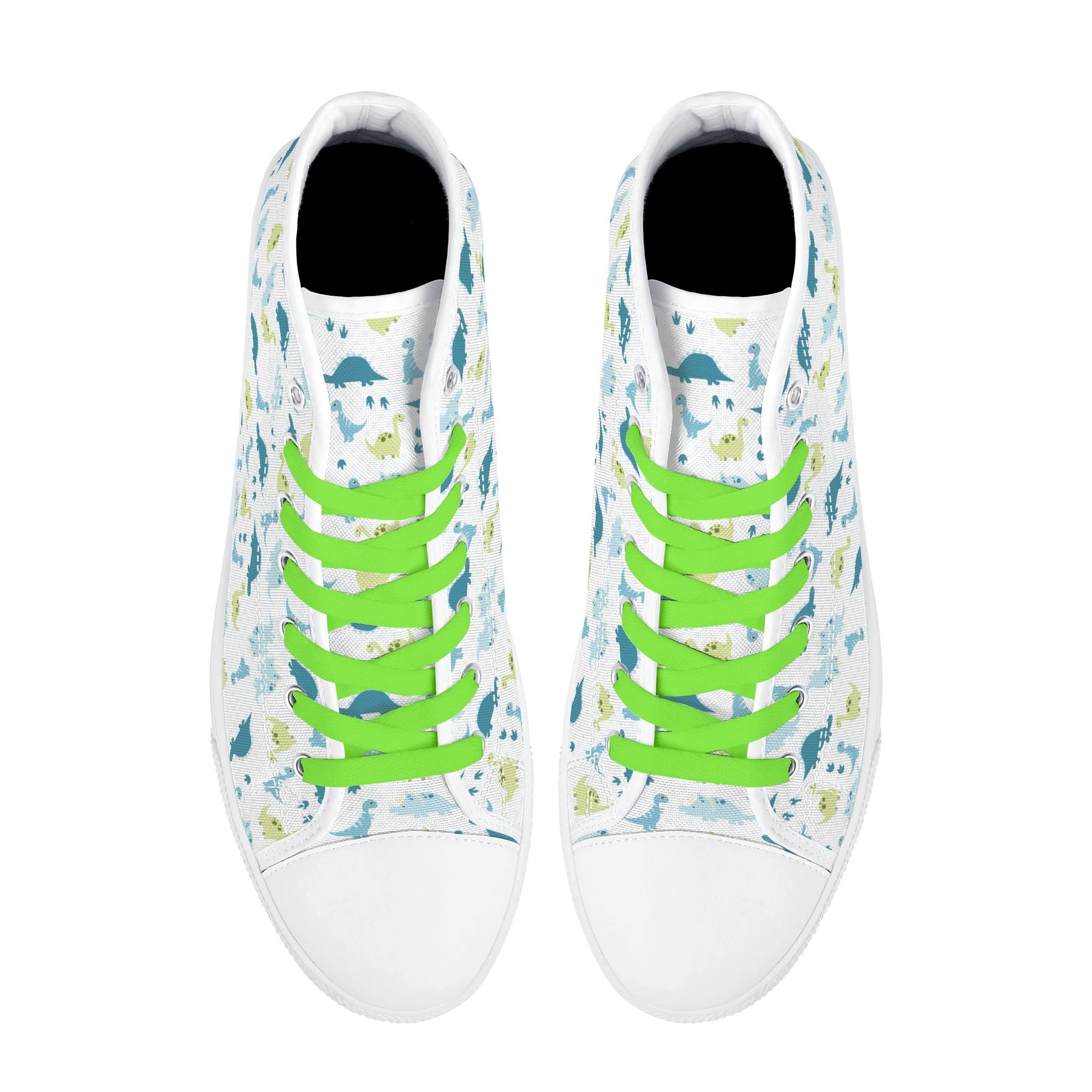Lil Rawr Dinosaur Canvas High Top Sneakers