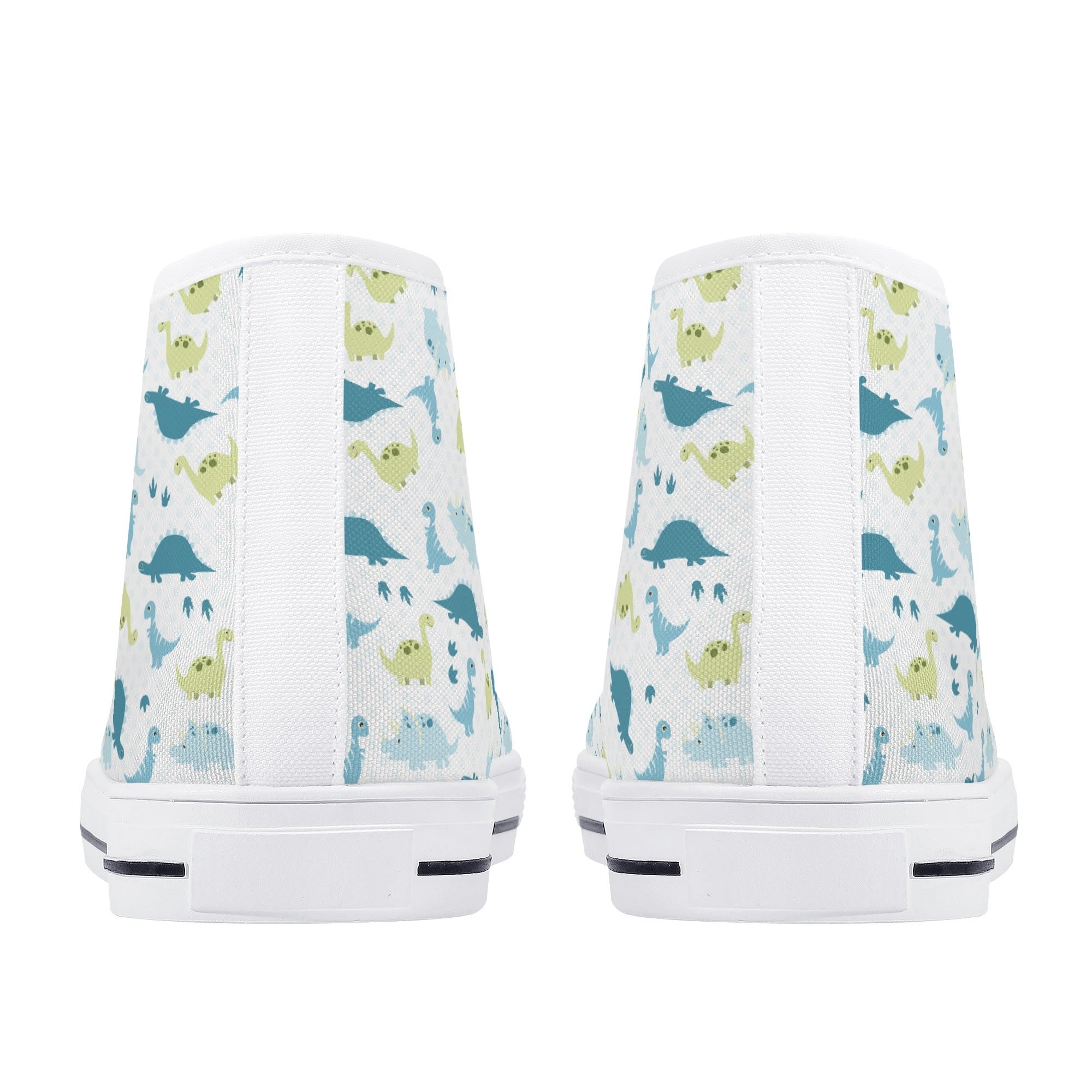 Lil Rawr Dinosaur Canvas High Top Sneakers