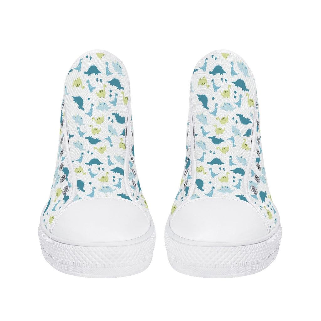 Lil Rawr Dinosaur Canvas High Top Sneakers