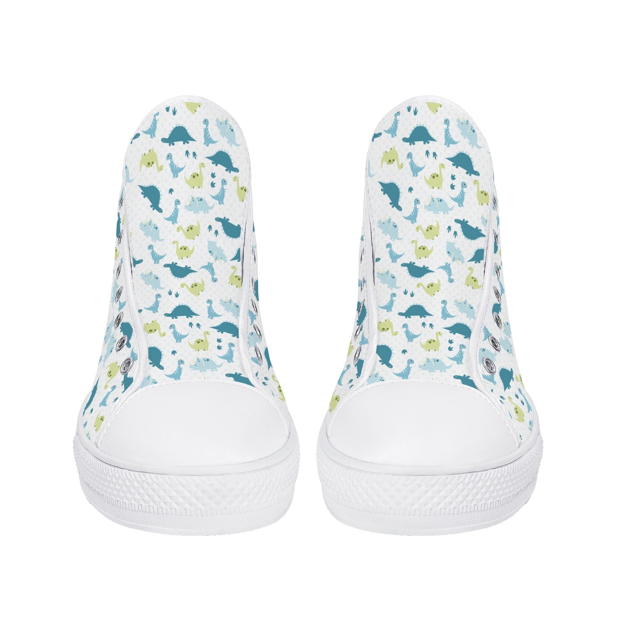 Lil Rawr Dinosaur Canvas High Top Sneakers