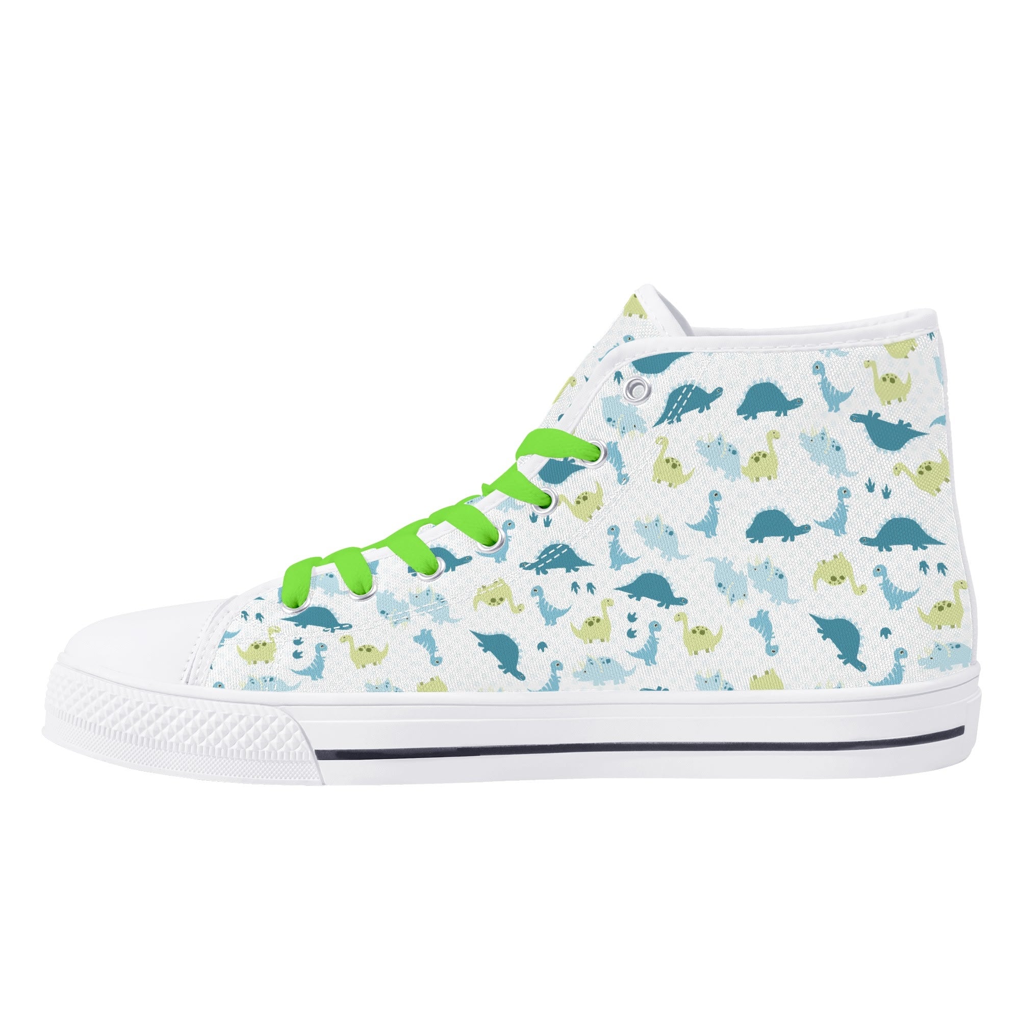 Lil Rawr Dinosaur Canvas High Top Sneakers