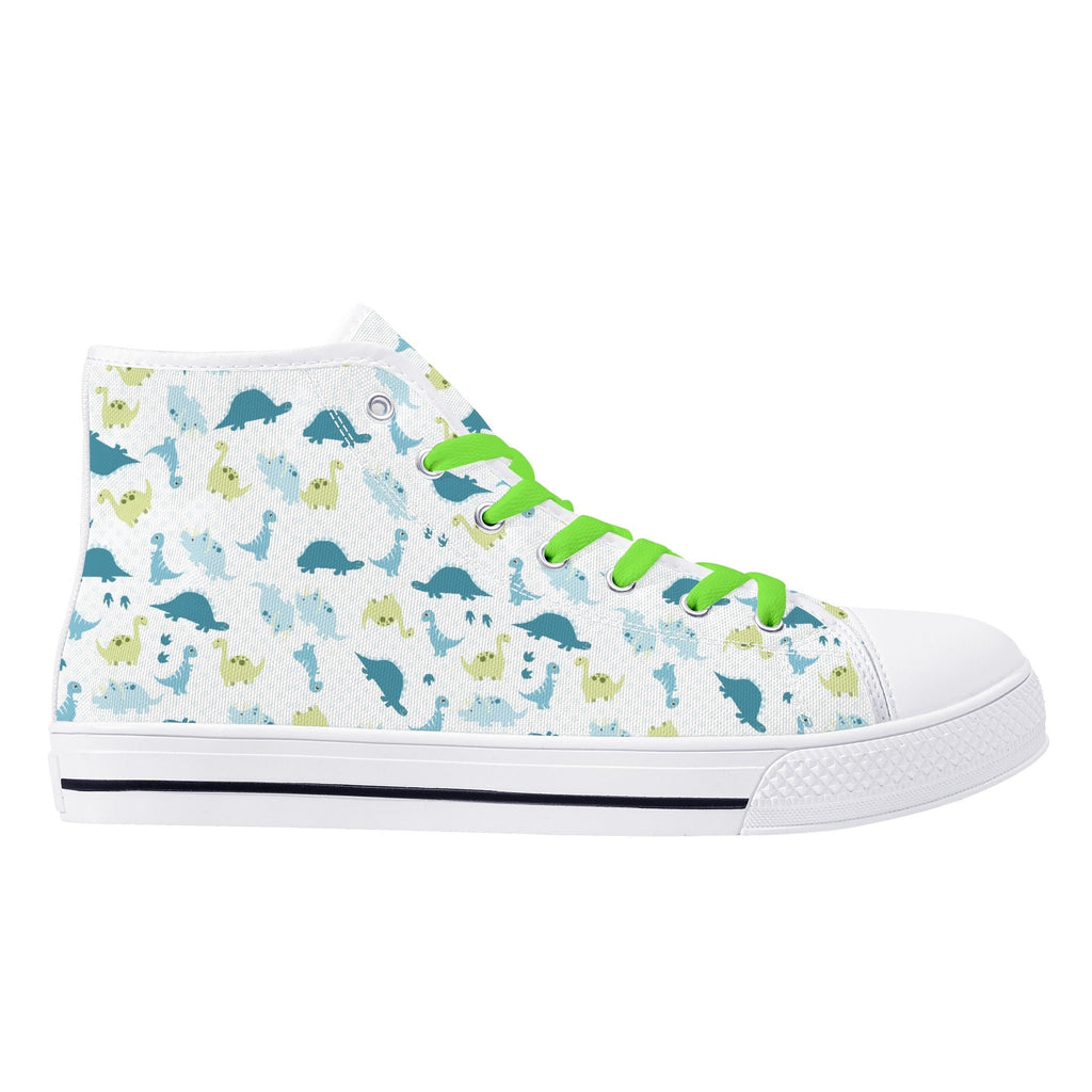 Lil Rawr Dinosaur Canvas High Top Sneakers