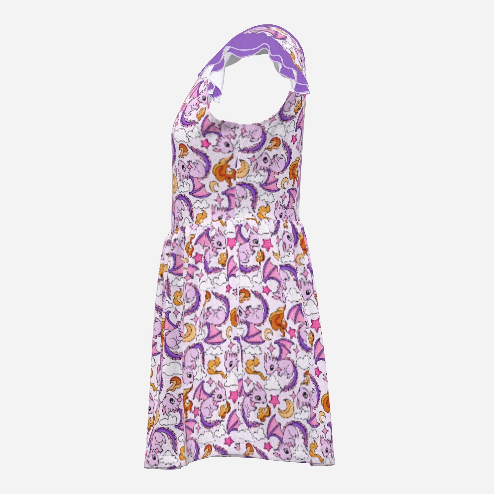 Moonfire Dragon Playsuit CuddleDress | Built-In Brief & Snap Closure