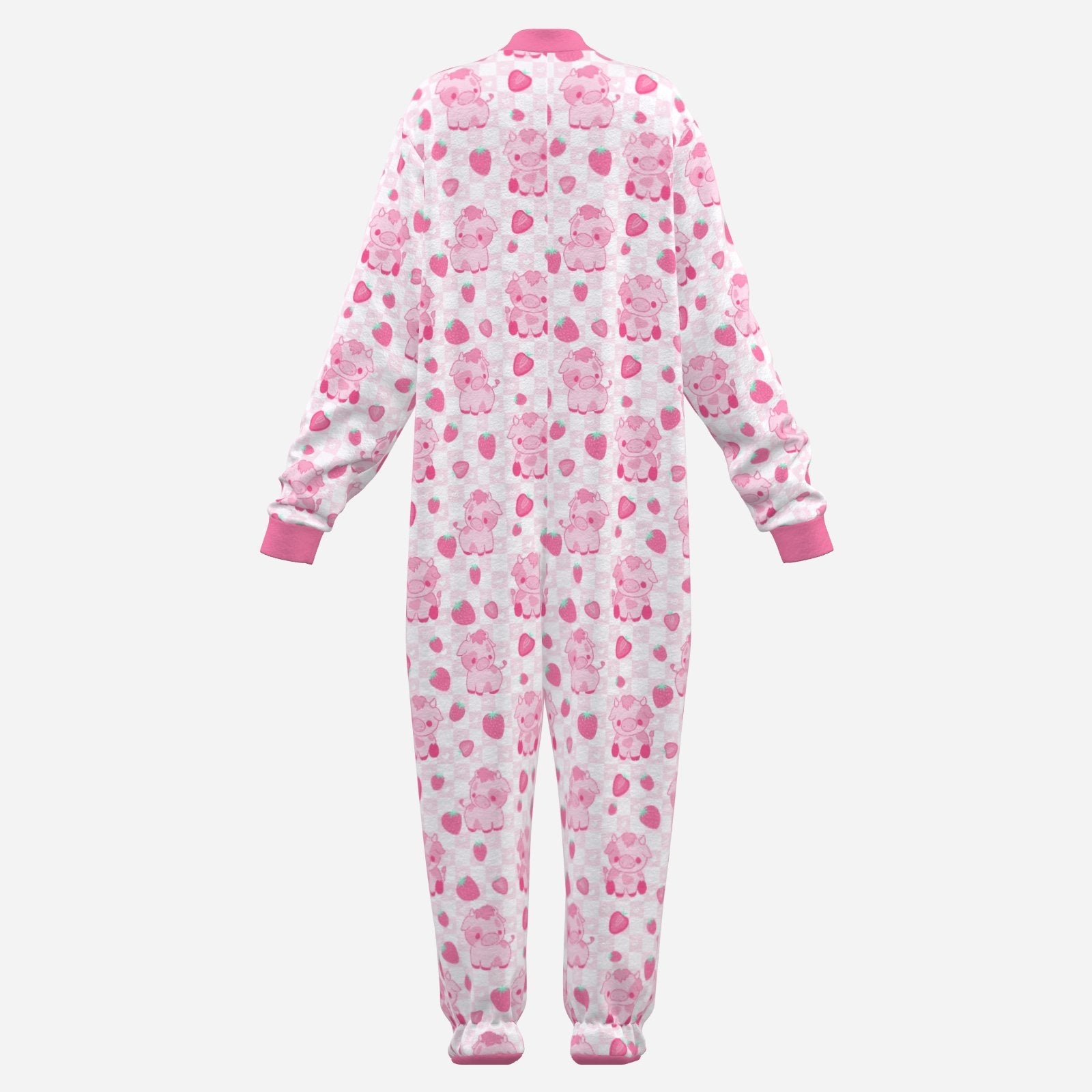 Berry Moo Footie CuddleSuit