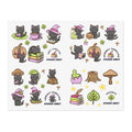 Kitty Cozy Familiar Sticker Sheet