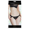 Adjustable Vibrating Strap-On Harness (Black Velvet)