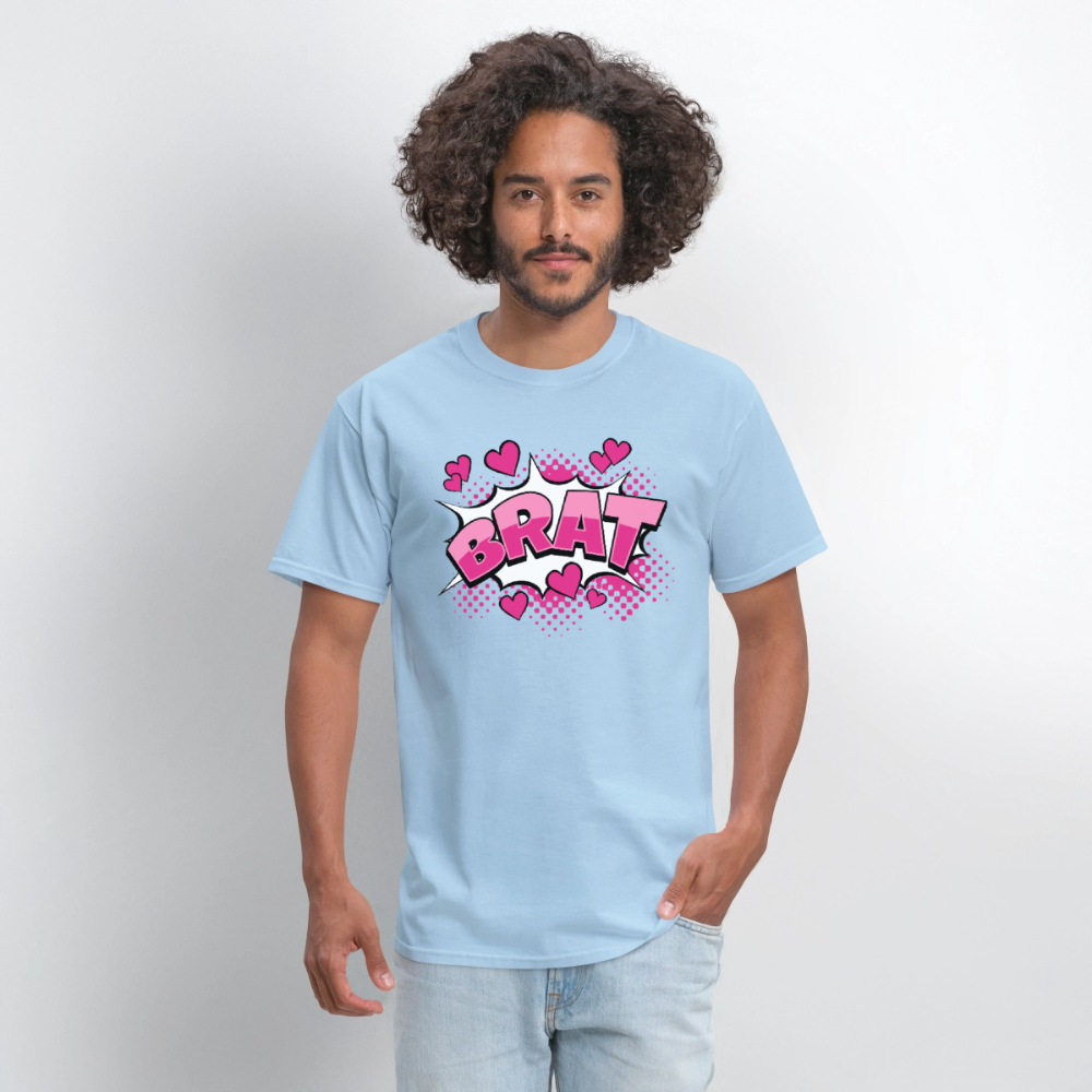 Comic Style Brat Unisex Play Tee (Colors)