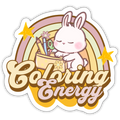 Coloring Energy BunBun Vinyl Sticker