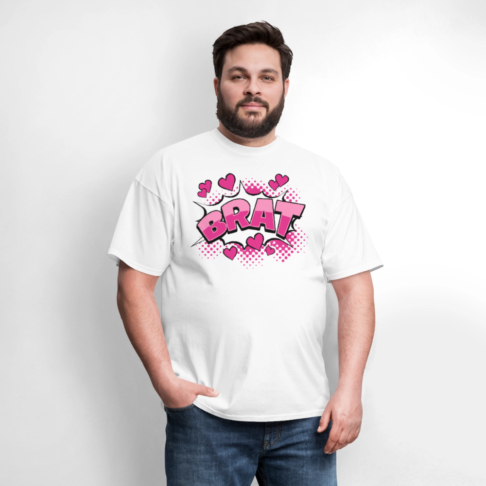 Comic Style Brat Unisex Play Tee (Colors)
