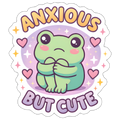 Anxious But Cute Sticker