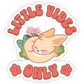 Little Vibes Only Fennec Vinyl Sticker
