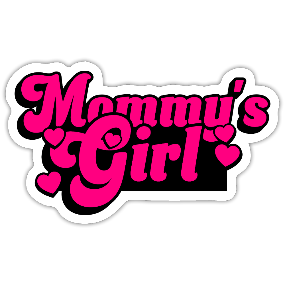 Mommy's Girl Pink Vinyl Sticker