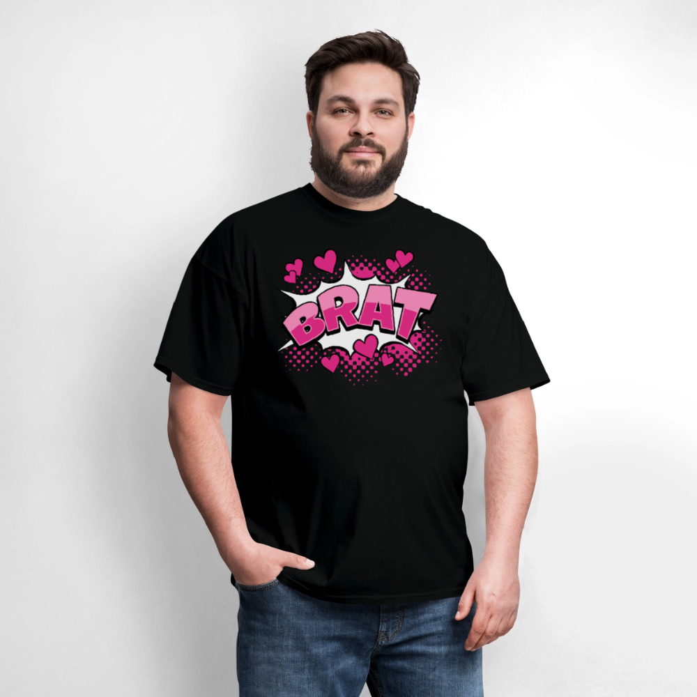 Comic Style Brat Unisex Play Tee (Colors)