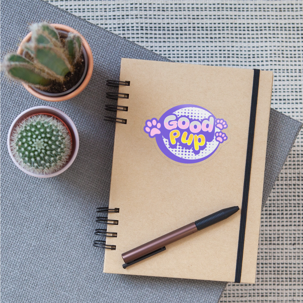 Good Pup Cute Vinyl Sticker