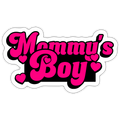 Mommy's Boy Pink Vinyl Sticker