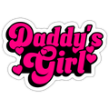 Daddy's Girl Pink Vinyl Sticker