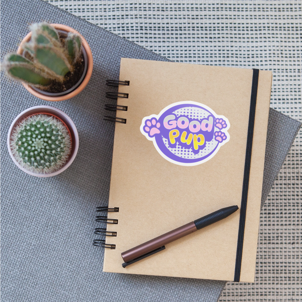 Good Pup Cute Vinyl Sticker