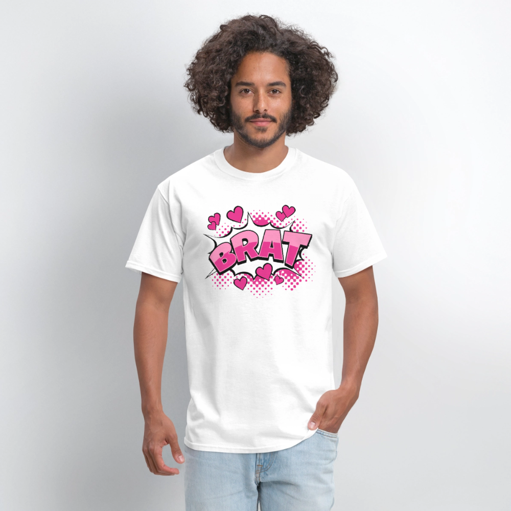 Comic Style Brat Unisex Play Tee (Colors)