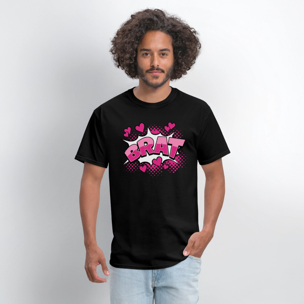 Comic Style Brat Unisex Play Tee (Colors)