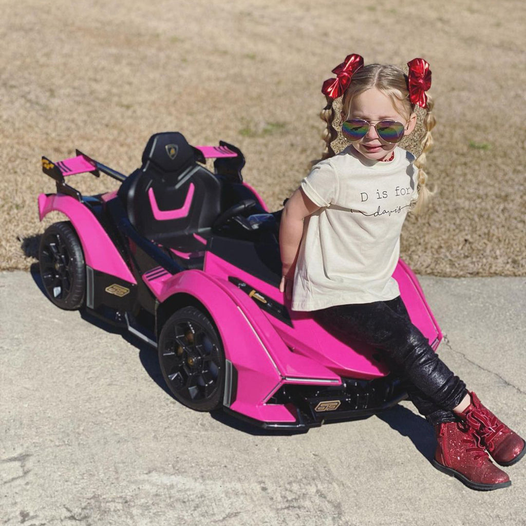 12V Lamborghini Kids Ride-On Sports Car with Remote Control
