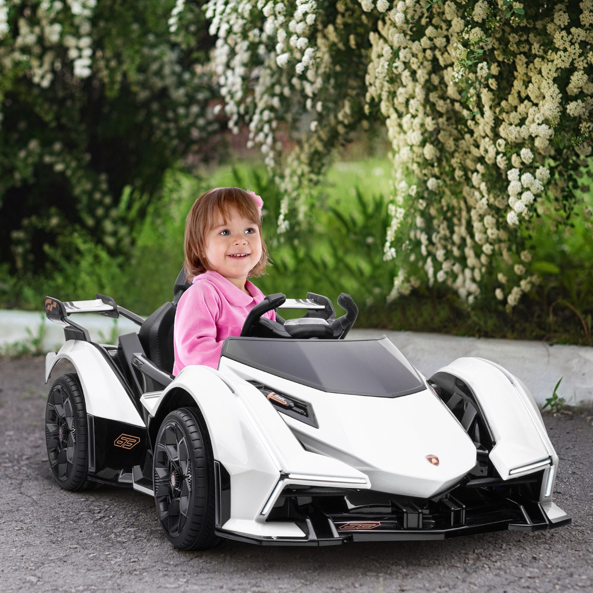 12V Lamborghini Kids Ride-On Sports Car with Remote Control
