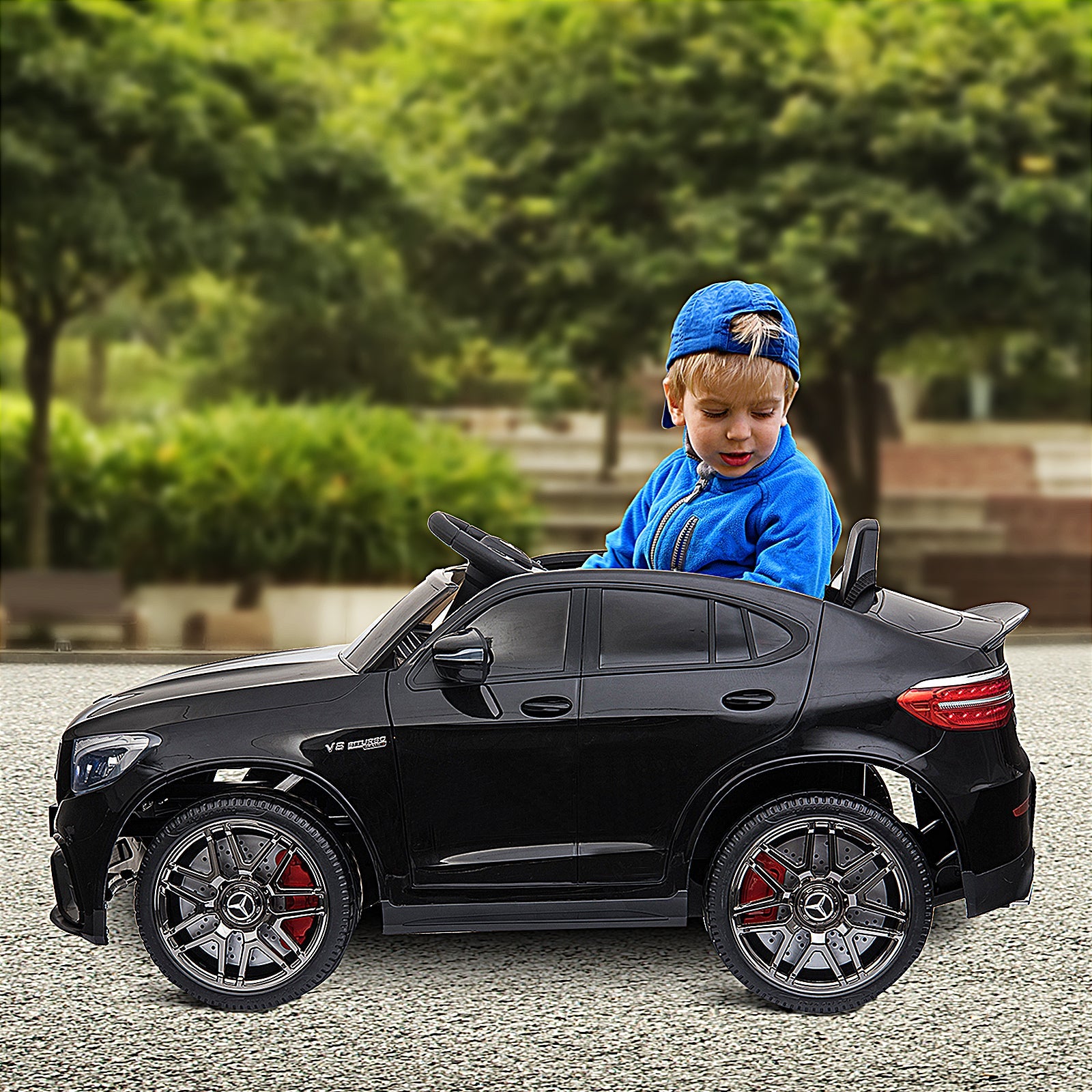 Mercedez-Benz 12V Kids Ride-On Car with Remote Control, Music, and Lights - A Premium Driving Experience for Young Ones