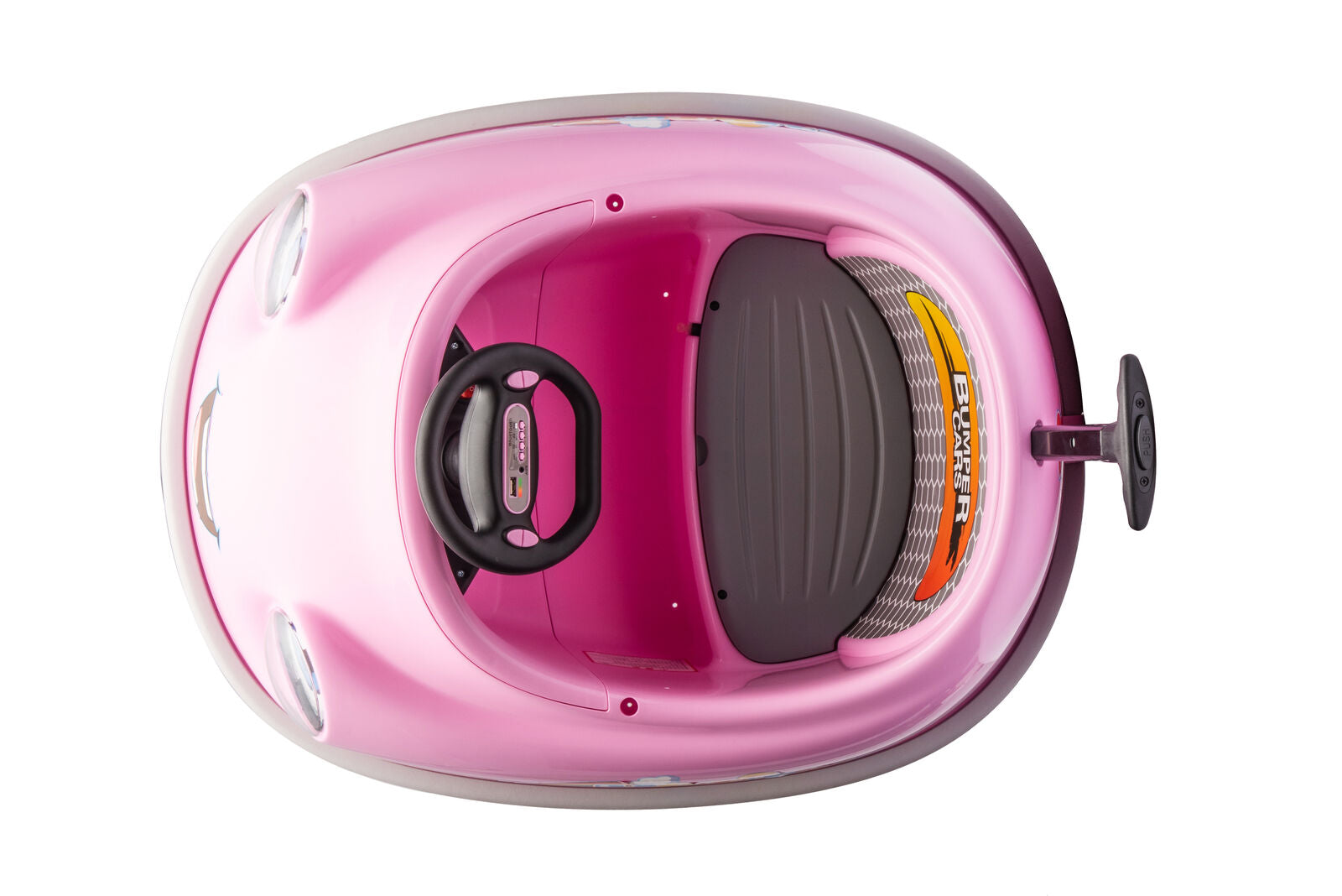 2-in-1 Toddler Bumper Car and Rocking Horse with Music for Ages 1-6