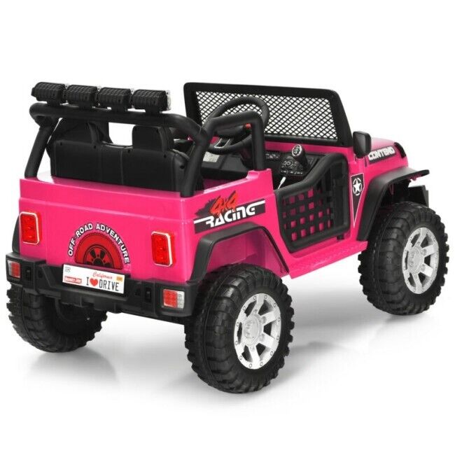 2-Seater 12V Electric Ride-On Truck for Kids with Remote Control